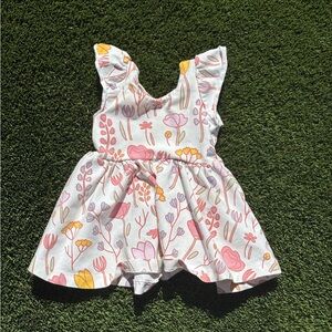 Cutest floral baby girl dress 0 to 6 months